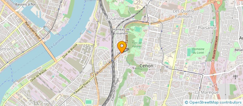 localisation de l'entreprise MONSIEUR ROMANI ELBAKIDZE  CENON