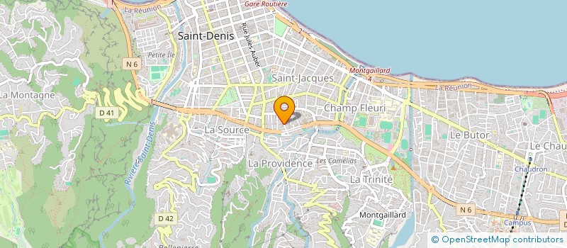 localisation de l'entreprise MONSIEUR ROMANO DORMEUIL LAURET  SAINT-DENIS