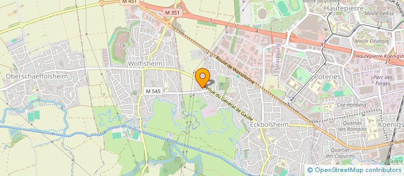 localisation de l'entreprise MONSIEUR ROMANO FRANCISCO  ECKBOLSHEIM