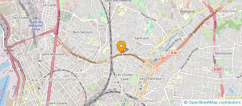 localisation de l'entreprise MONSIEUR ROMANO SANTIAGO à MARSEILLE