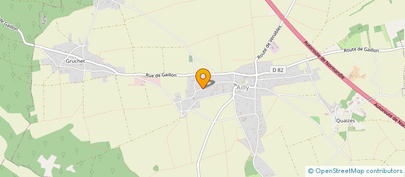 localisation de l'entreprise MONSIEUR ROMARIC ABADIE  AILLY