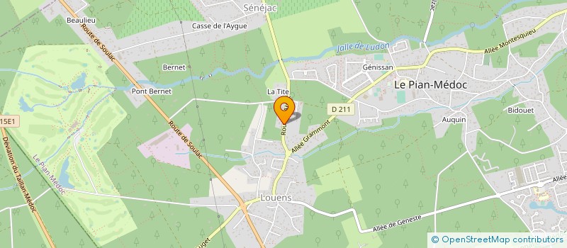 localisation de l'entreprise MONSIEUR ROMARIC ALVAREZ  LE PIAN-MEDOC