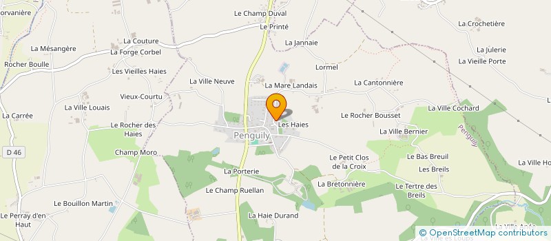 localisation de l'entreprise MONSIEUR ROMARIC BARBE  PENGUILY