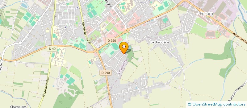localisation de l'entreprise MONSIEUR ROMARIC BOCH à CHATEAUROUX