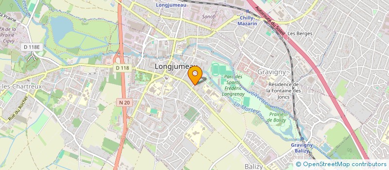 localisation de l'entreprise MONSIEUR ROMARIC BOKO à LONGJUMEAU