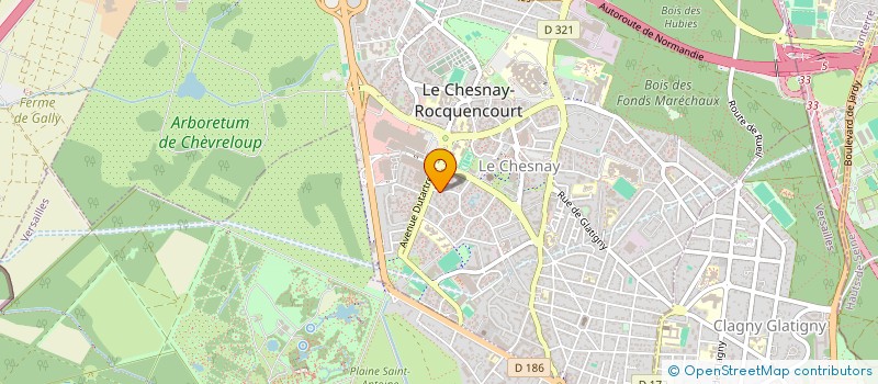 localisation de l'entreprise MONSIEUR ROMARIC BONNE à LE CHESNAY-ROCQUENCOURT