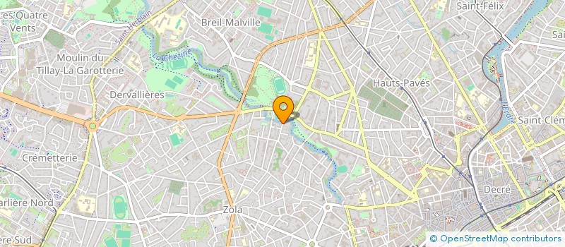 localisation de l'entreprise MONSIEUR ROMARIC BORNE  NANTES