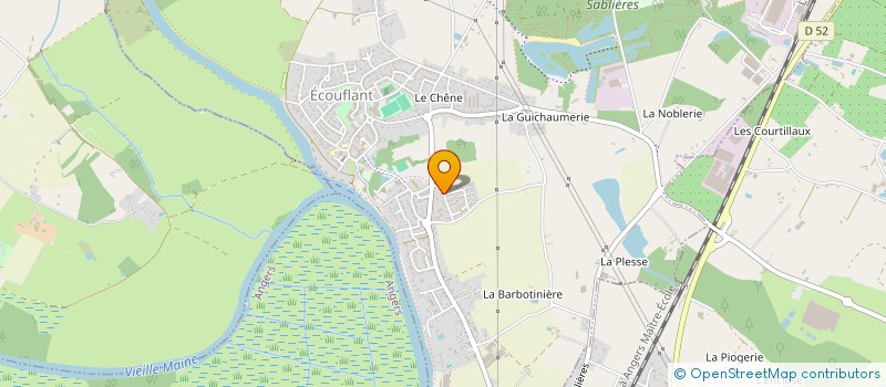 localisation de l'entreprise MONSIEUR ROMARIC CABANETOS  ECOUFLANT