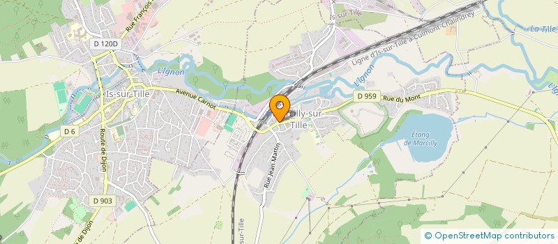 localisation de l'entreprise MONSIEUR ROMARIC CHALET  POISEUL-LES-SAULX