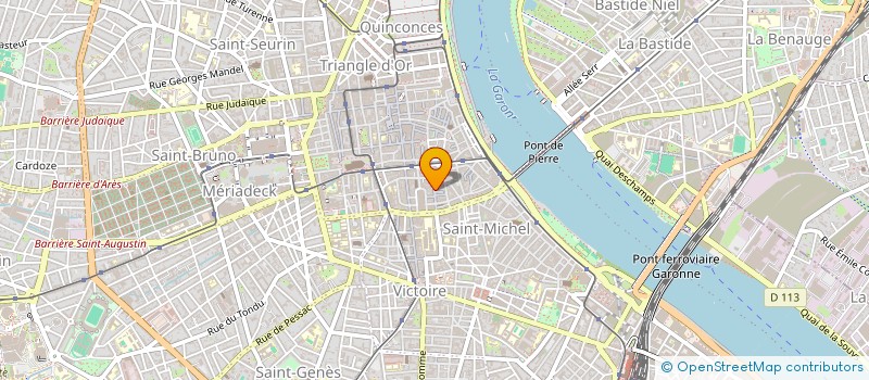 localisation de l'entreprise MONSIEUR ROMARIC CLADEL  BORDEAUX