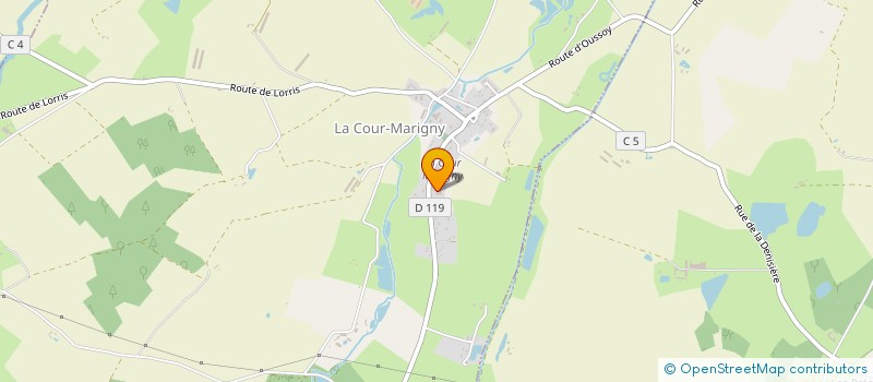 localisation de l'entreprise MONSIEUR ROMARIC COUTANT DUBOIS à LORRIS