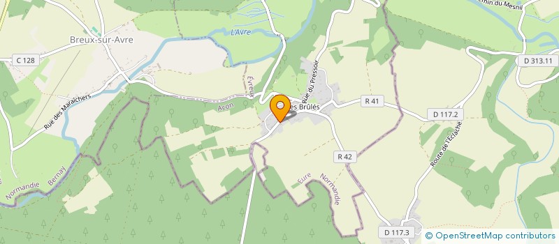 localisation de l'entreprise MONSIEUR ROMARIC DAUDIN  ACON