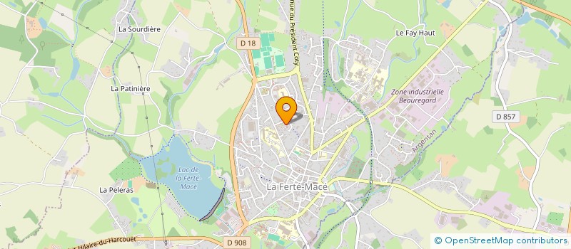 localisation de l'entreprise MONSIEUR ROMARIC DESSAINT à LA FERTE MACE