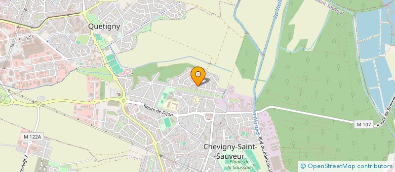localisation de l'entreprise MONSIEUR ROMARIC DUPERRET à CHEVIGNY-SAINT-SAUVEUR