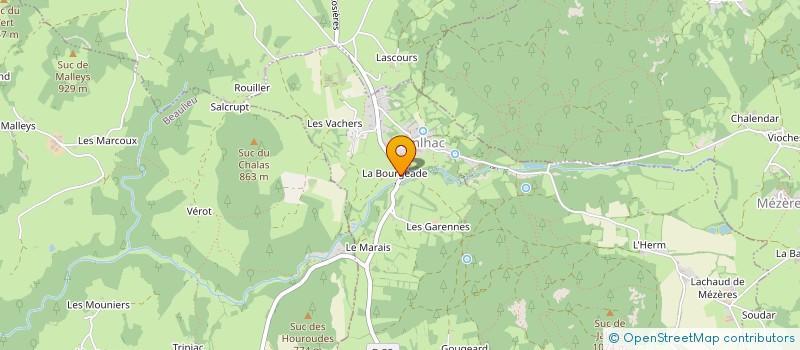 localisation de l'entreprise MONSIEUR ROMARIC FEYBESSE  ROSIERES