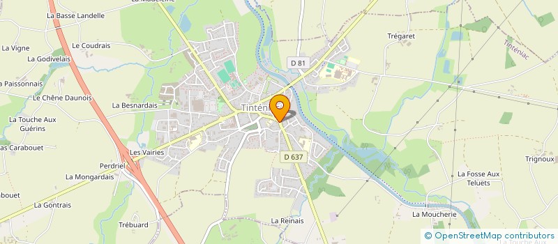 localisation de l'entreprise MONSIEUR ROMARIC FORAY  TINTENIAC