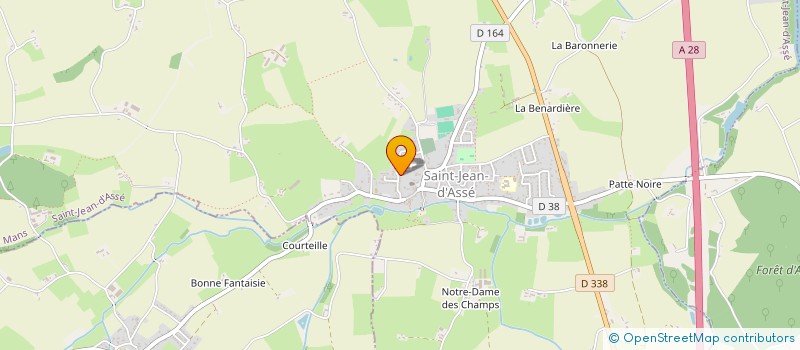 localisation de l'entreprise MONSIEUR ROMARIC GASNIER  SAINT-JEAN-D'ASSE