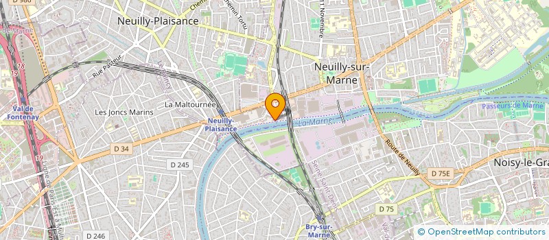 localisation de l'entreprise MONSIEUR ROMARIC GAUTELIER à LE PERREUX-SUR-MARNE