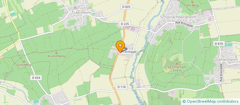 localisation de l'entreprise MONSIEUR ROMARIC GOMES  SCHARRACHBERGHEIM-IRMSTETT