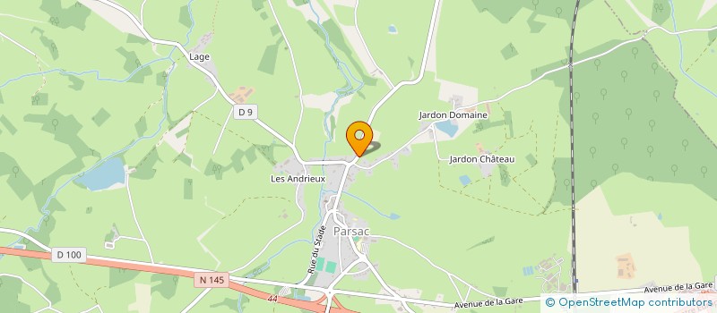 localisation de l'entreprise MONSIEUR ROMARIC GOUABAULT  PARSAC-RIMONDEIX