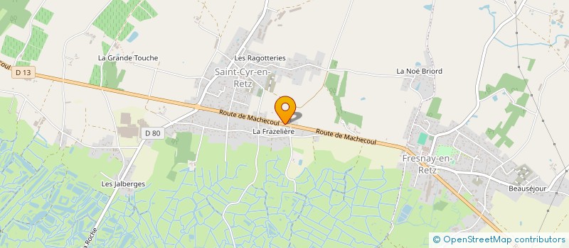 localisation de l'entreprise MONSIEUR ROMARIC HAMON  VILLENEUVE-EN-RETZ