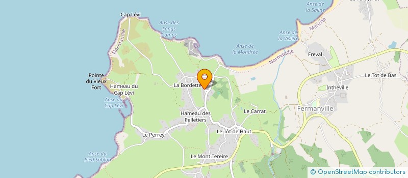 localisation de l'entreprise MONSIEUR ROMARIC HARDY à FERMANVILLE