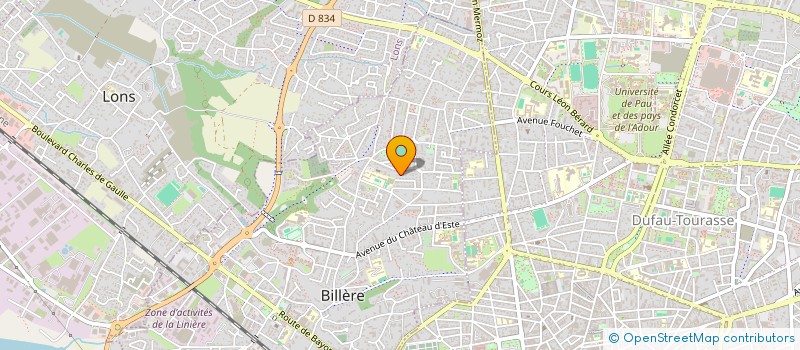 localisation de l'entreprise MONSIEUR ROMARIC HELUIN à BILLERE