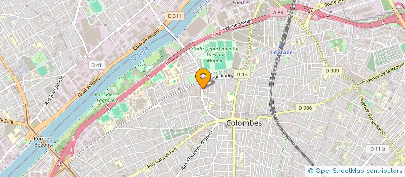 localisation de l'entreprise MONSIEUR ROMARIC HORDE à COLOMBES