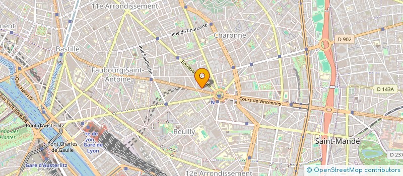 localisation de l'entreprise MONSIEUR ROMARIC HUBERT  PARIS