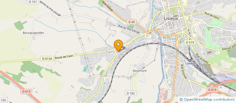 localisation de l'entreprise MONSIEUR ROMARIC KIENE  SAINT-DESIR