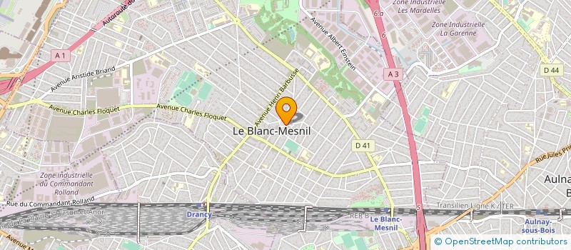 localisation de l'entreprise MONSIEUR ROMARIC LANOIS à LE BLANC-MESNIL