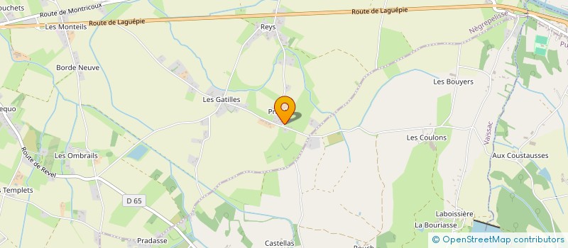 localisation de l'entreprise MONSIEUR ROMARIC LEBLANC  NEGREPELISSE