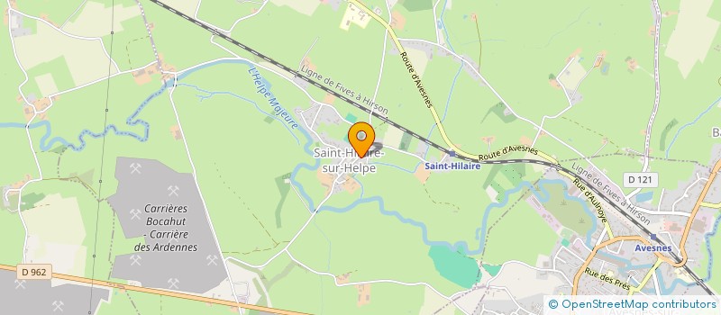 localisation de l'entreprise MONSIEUR ROMARIC LELLEVE à SAINT-HILAIRE-SUR-HELPE