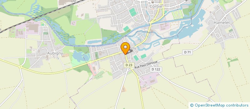 localisation de l'entreprise MONSIEUR ROMARIC LEPRETRE  FOUILLOY