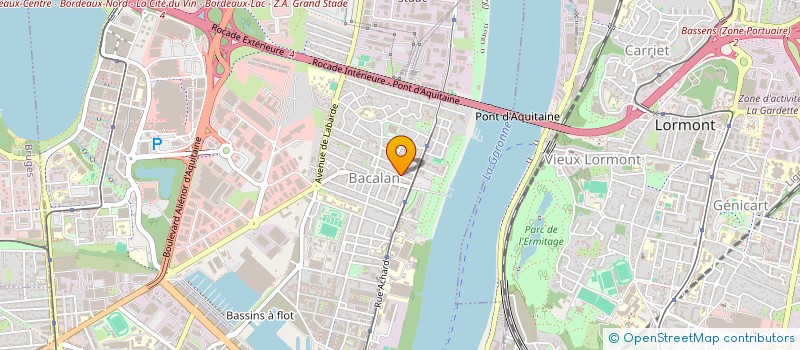 localisation de l'entreprise MONSIEUR ROMARIC LORET à BORDEAUX