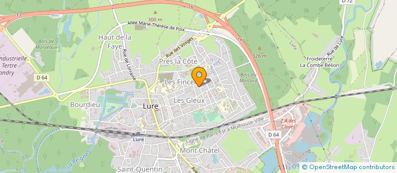 localisation de l'entreprise MONSIEUR ROMARIC MECHINAUD  MAGNY-DANIGON