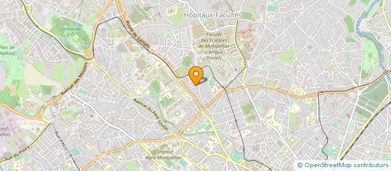 localisation de l'entreprise MONSIEUR ROMARIC MERCIER à MONTPELLIER