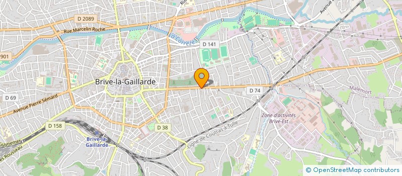 localisation de l'entreprise MONSIEUR ROMARIC MERCIER  BRIVE-LA-GAILLARDE