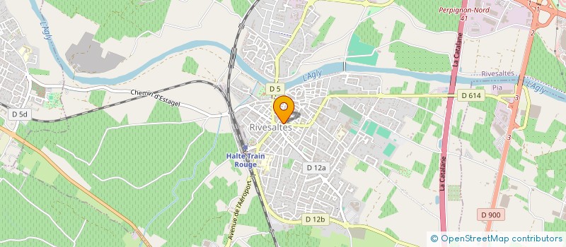 localisation de l'entreprise MONSIEUR ROMARIC MINARD  RIVESALTES