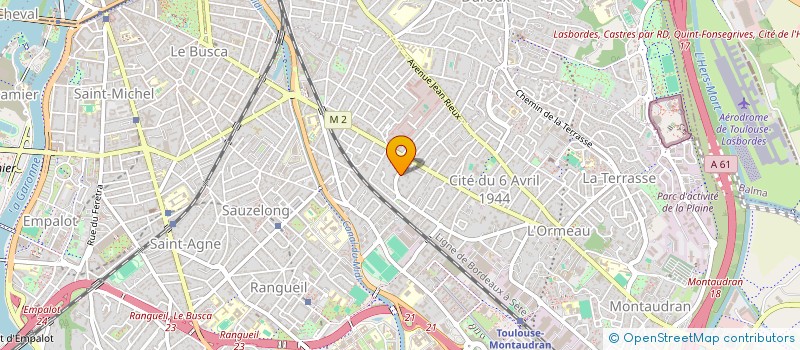 localisation de l'entreprise MONSIEUR ROMARIC NABON à TOULOUSE