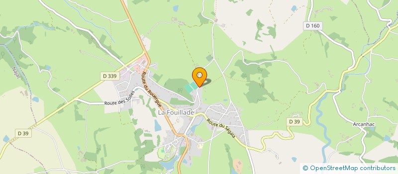 localisation de l'entreprise MONSIEUR ROMARIC PANSIN  LA FOUILLADE