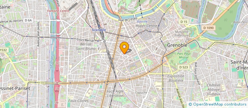 localisation de l'entreprise MONSIEUR ROMARIC PESSEY  GRENOBLE