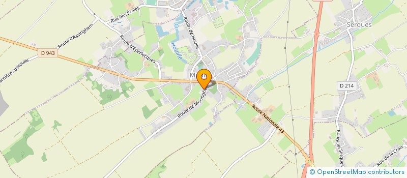 localisation de l'entreprise MONSIEUR ROMARIC POCHOLLE  ISBERGUES