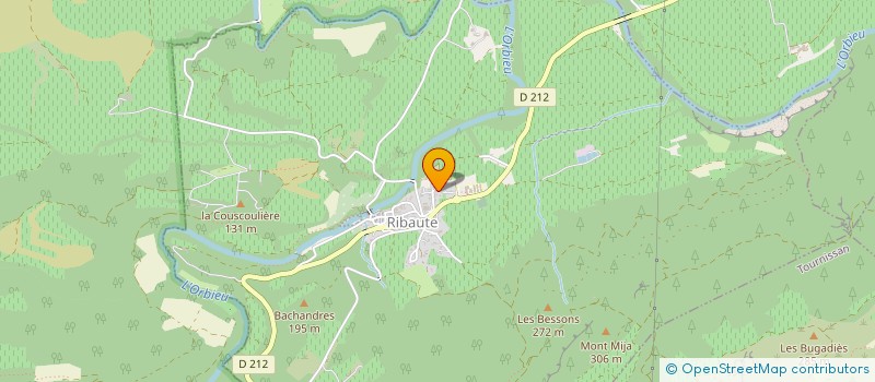 localisation de l'entreprise MONSIEUR ROMARIC POUYTES  RIBAUTE