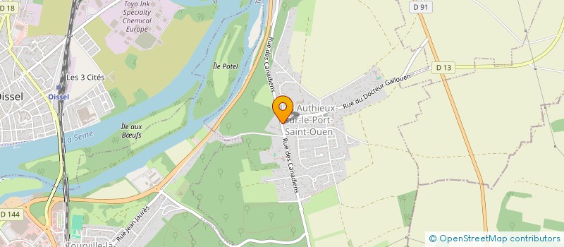 localisation de l'entreprise MONSIEUR ROMARIC THIERRY à LES AUTHIEUX-SUR-LE-PORT-SAINT-OUEN