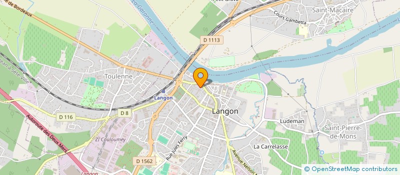 localisation de l'entreprise MONSIEUR ROMARIC WILLINGTON  LANGON