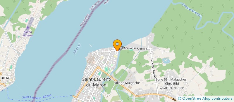 localisation de l'entreprise MONSIEUR ROMARIC ZERIOUH à SAINT-LAURENT-DU-MARONI