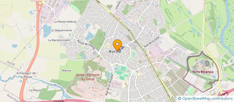 localisation de l'entreprise MONSIEUR ROMAYN COURBALAY à AVRILLE