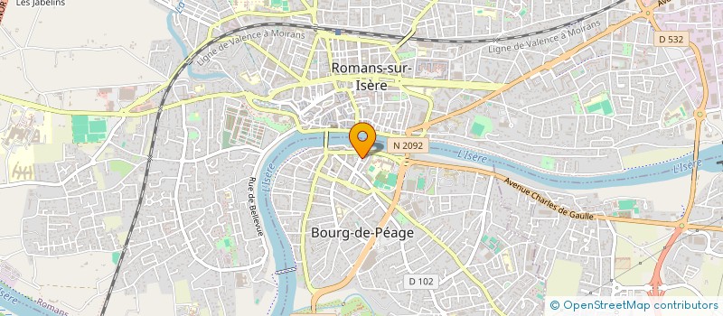 localisation de l'entreprise MONSIEUR ROMDANE EL HADS à BOURG-DE-PEAGE