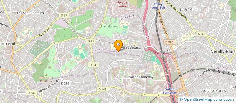 localisation de l'entreprise MONSIEUR ROMDHANE AGREBI à MONTREUIL
